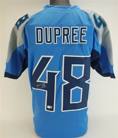 Bud Dupree Signed Tennessee Titans Jersey (Beckett Holo) 1st Round Pick 2015 LB