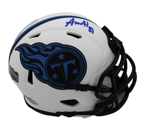 Austin Hooper Signed Tennessee Titans Speed Lunar NFL Mini Helmet