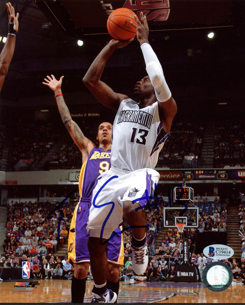 Kings Tyreke Evans Authentic Signed 8X10 Photo Autographed BAS #C19414