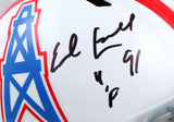Earl Campbell Signed Houston Oilers F/S 75-80 Speed Helmet w/HOF- Beckett W Holo