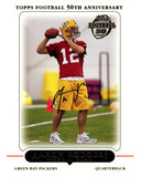 Aaron Rodgers Autographed/Signed 2005 Topps Rookie XXL Fanatics 35485
