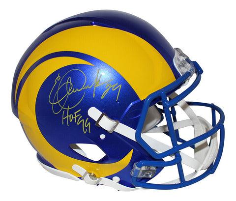 Eric Dickerson Signed Los Angeles Rams Authentic 2020 Speed Helmet BAS 31294