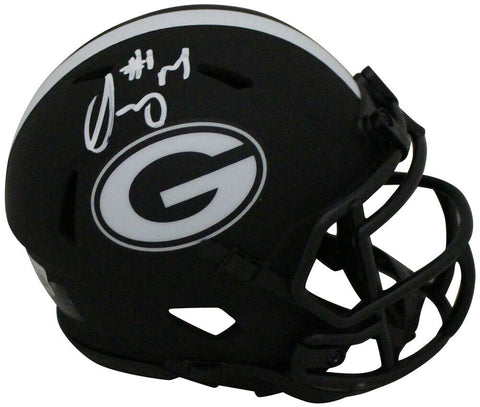 Sony Michel Autographed/Signed Georgia Bulldogs Eclipse Mini Helmet BAS 33225