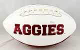 Jace Sternberger Autographed Texas A&M Aggies Logo Football w/ Gig Em-JSA W Auth