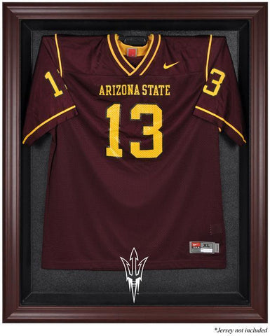 Arizona State Sun Devils Mahogany Framed Logo Jersey Display Case