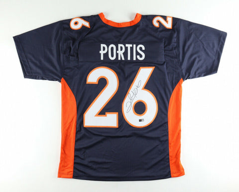Clinton Portis Signed Denver Broncos Jersey (Tri Star Hologram) 2xPro Bowl RB