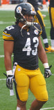 Troy Polamalu Signed Pittsburgh Steelers Jersey (JSA) 8xPro Bowl Defensive Back
