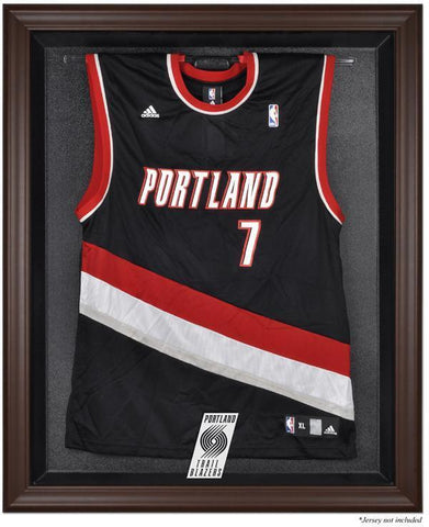Portland Trail Blazers (2004-2017) Brown Framed Jersey Display Case