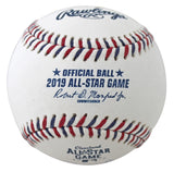 Indians Shane Bieber "19 ASG MVP" Signed 2019 ASG Logo Oml Baseball BAS Witness