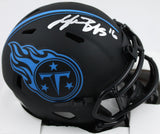 Treylon Burks Signed Tennessee Titans Eclipse Speed Mini Helmet-Beckett W Holo