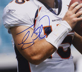 Tim Tebow Signed Framed 11x14 Denver Broncos Football Photo BAS