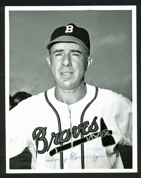 Braves Johnny Cooney Authentic Signed 7x9 Black & White Photo PSA/DNA #W72436