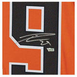 LEON DRAISAITL Autographed Edmonton Oilers Authentic Orange Jersey FANATICS