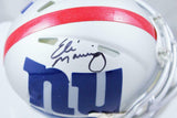 Eli Manning Signed New York Giants AMP Speed Mini Helmet - Fanatics Auth *Black