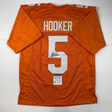 Autographed/Signed Hendon Hooker Tennessee Orange College Jersey PSA/DNA COA