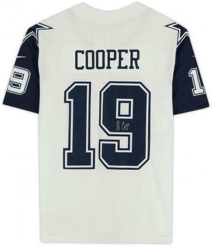 Amari Cooper Dallas Cowboys Autographed White Nike Color Rush Limited Jersey