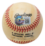 Lou Brock Signed Chicago Cubs National League Baseball BAS BC43031