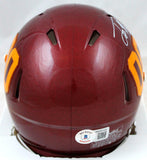 Terry McLaurin Signed Washington Football Team Speed Mini Helmet-Beckett W Holo