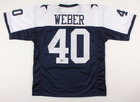 Mike Weber Signed Dallas Cowboys Jersey (TriStar Hologram) 2019 7th Rd pick RB