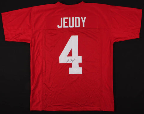 Jerry Jeudy Signed Alabama Crimson Tide Jersey (JSA COA) Biletnikoff Award W.R.