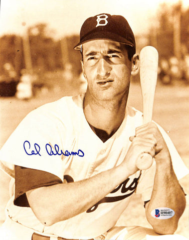 Dodgers Cal Abrams Authentic Signed 8x10 Photo Autographed BAS 2