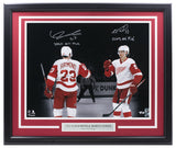 Lucas Raymond Moritz Seider Signed Framed Detroit Red Wings 16x20 Photo Fanatics