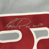Autographed/Signed RYAN HOWARD 06 MVP Philadelphia Grey Baseball Jersey JSA COA