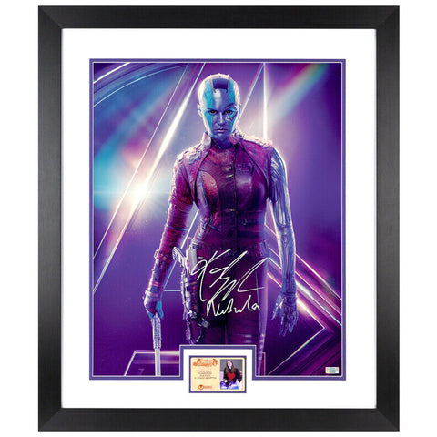 Karen Gillan Autographed 2018 Avengers Infinity War Nebula 16x20 Framed Photo