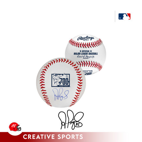 Albert Pujols Autographed 700 HR Baseball. BAS Authentication.
