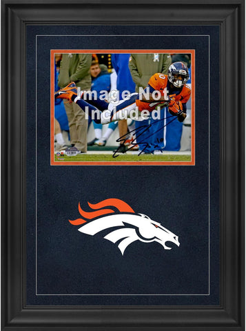 Denver Broncos Deluxe 8x10 Horizontal Photo Frame w/Team Logo