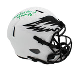 Dick Vermeil Signed Philadelphia Eagles Speed Full Size Lunar NFL Helmet - Insc