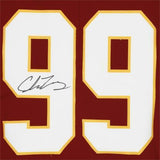 FRMD Chase Young Washington Football Team Signed Maroon Nike Limited Jersey