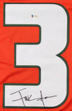 Frank Gore Signed Miami Hurricane Jersey (Beckett COA) 5xPro Bowl Running Back
