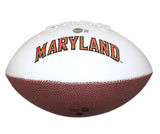Rakim Jarrett Autographed Maryland Terrapins Logo Football Beckett 37717