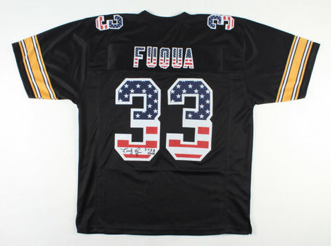 John Fuqua Signed Pittsburgh Steelers Jersey Inscribed "2X S.B Champ" (JSA COA)