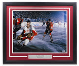 Gordie Howe Signed Framed Detroit Red Wings 16x20 Photo Mr Hockey BAS
