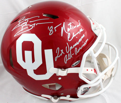 Brian Bosworth Signed OU Sooners F/S Speed Authentic Helmet W/2 Insc.-BAW Holo