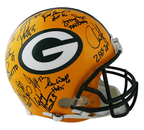 Super Bowl XXXI Team Signed Green Bay Packers Authentic NFL Helmet w- 23 Signat