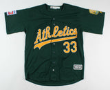 Jose Canseco Signed Oakland Athletics Majestic MLB Jersey (JSA COA) A's OF / DH