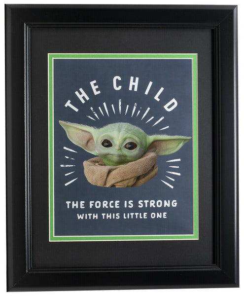 Baby Yoda Framed 8x10 The Child Photo