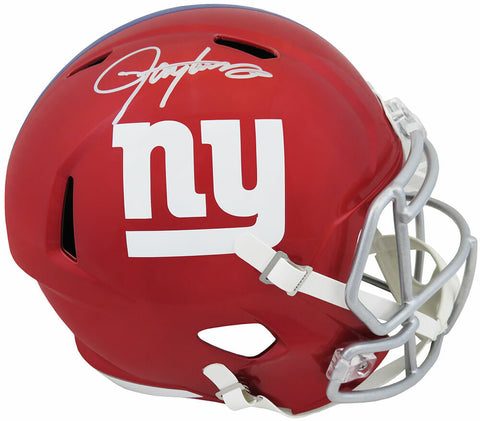 Lawrence Taylor Signed Giants FLASH Riddell F/S Speed Replica Helmet - (SS COA)