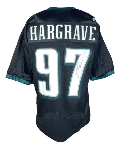 Jason Hargrave Signed Philadelphia Eagles Jersey (JSA COA) 2021 Pro Bowl Def Tkl