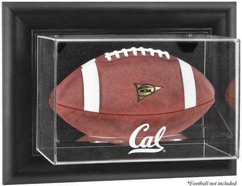California Bears Black Framed Wall-Mountable Football Display Case - Fanatics
