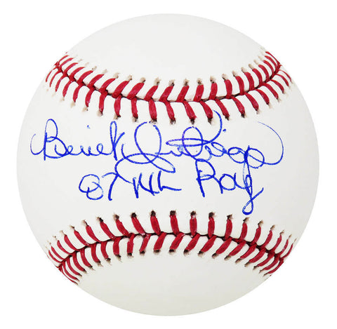 Benito Santiago Signed Rawlings Official MLB Baseball w/87 NL ROY (SCHWARTZ COA)