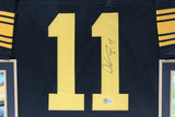 CHASE CLAYPOOL (Steelers rush SKYLINE) Signed Autographed Framed Jersey Beckett