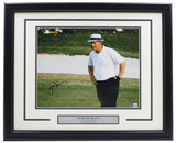 Jack Nicklaus Signed Framed 11x14 Golf Photo BAS LOA AB51360