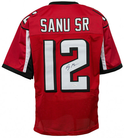 Mohamed Sanu Signed Falcons Red Jersey (JSA COA) Atlanta All Pro Wide Receiver