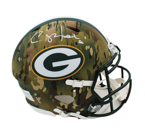 Clay Matthews Signed Green Bay Packers Speed Authentic Camo NFL Helmet