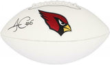 James Conner Arizona Cardinals Autographed White Panel Football