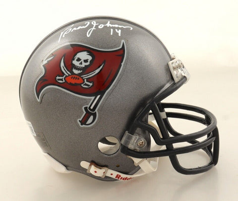 Brad Johnson Signed Tampa Bay Buccaneer Mini Helmet (Beckett) Super Bowl XXXVII